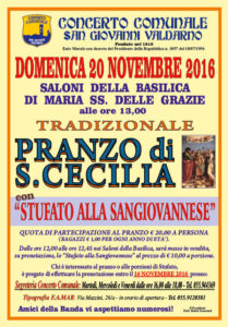 pranzo santa cecilia 2016